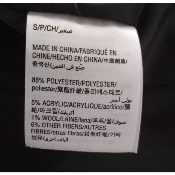 I.N.C. INTERNATIONAL CONCEPTS BLACK COAT SZ.S EUC *HOOD NOT INCLUDED* - Picture 8 of 9